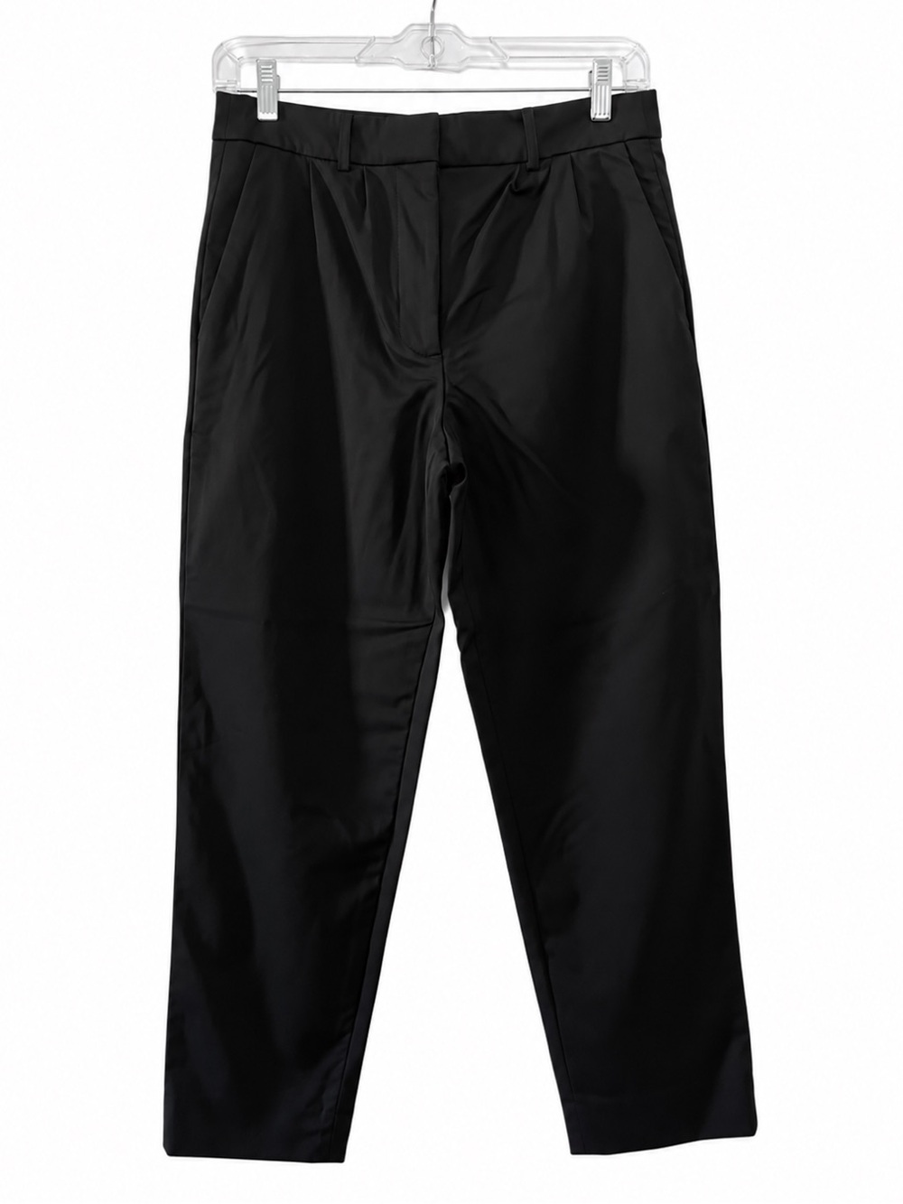 AYR Black Pleated Tailored Trousers Pants Size 4